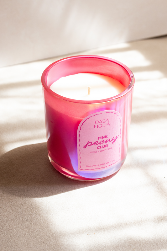 Pink Peony Club Candle